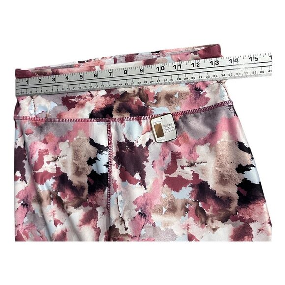 Activ8  High Waisted Tie Dye Leggings Polyester Spandex Blend Pink Size Women S - Picture 11 of 16